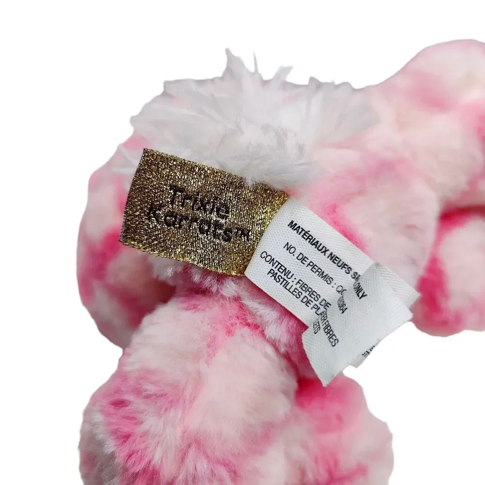 GUND Trixie Karrats 7in Pink‎ Rabbit Plush Plushie Stuffed Animal Cute